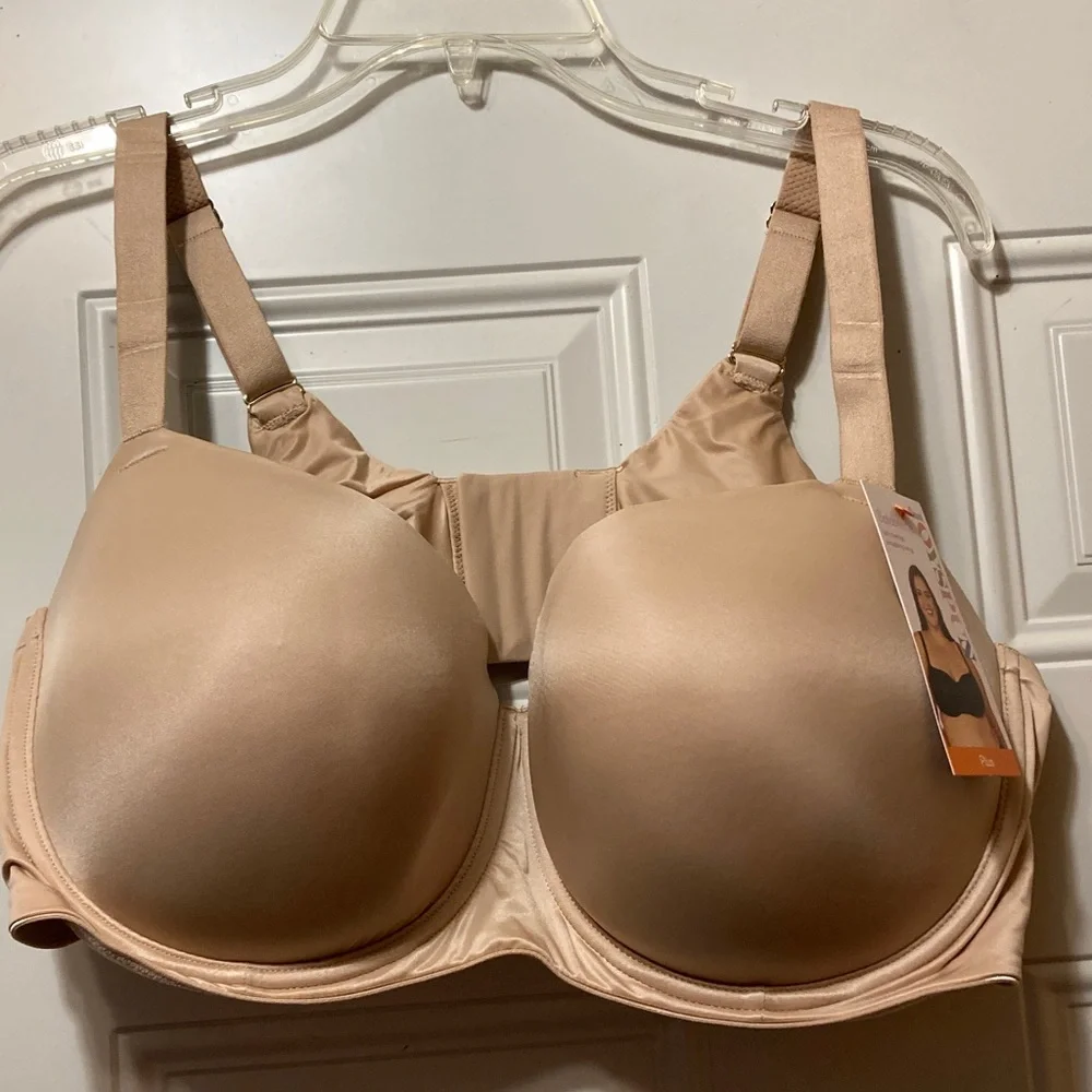 Nude Full Coverage T-Shirt Bra - Smooth‎ Support 42DD NWT